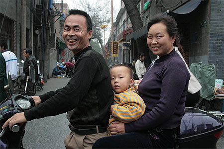 Dans les rues de Luoyang 