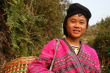 Jeune Yao pr�s du village de Pingyan'