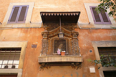 Sur les murs du Trastevere