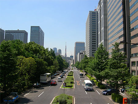 Vue sur Roppongi depuis Atago-d�ri