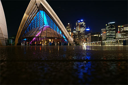 Opera House by night