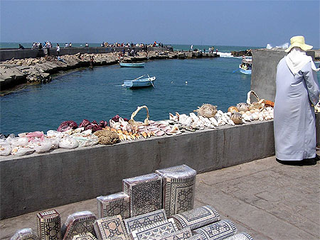 A l'entr�e du fort de Qaytbay
