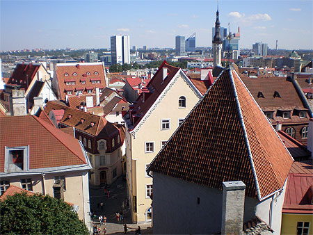Vieille ville vue d'en haut