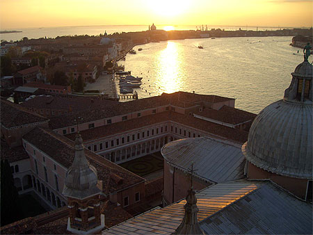 Vue du Campanile de San Giorgio Maggiore