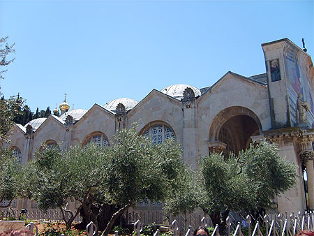 L'�glise des nations vue depuis le Gethsemane