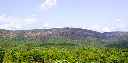 Chaine de montagnes dans le nord du B�nin