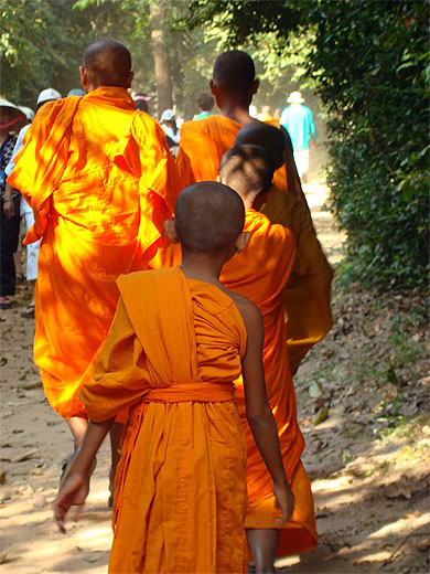 Bonzes au Ta Phrom