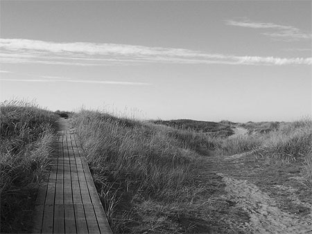 Vers la plage