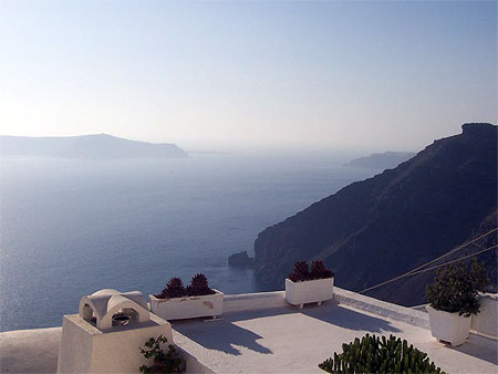 Vue de la caldeira
