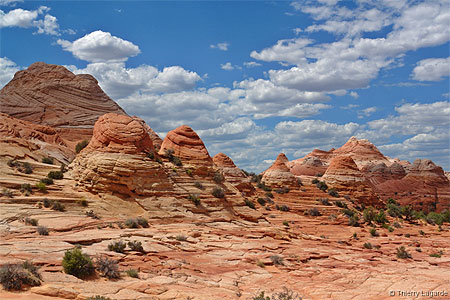 Colorful buttes