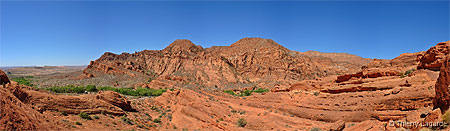 Red cliffs