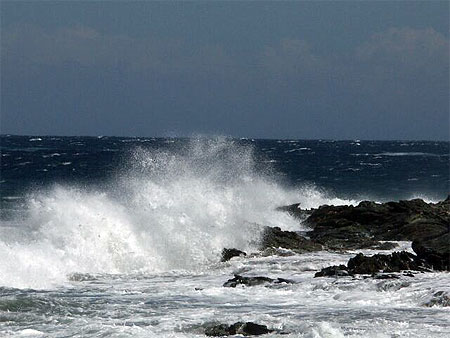 Ecume � la pointe du Cap