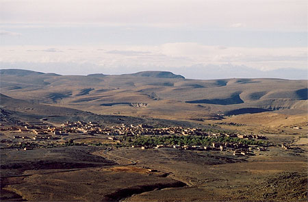 Village dans l'Atlas