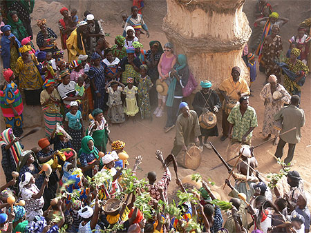 C�r�monie funeraire en Pays Dogon