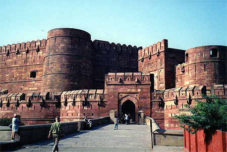 Le fort rouge � Agra