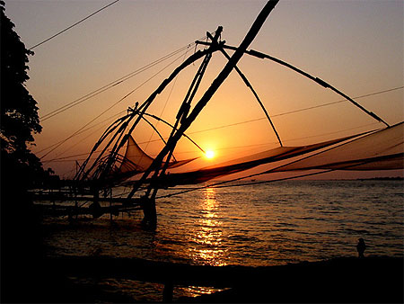 Coucher de soleil � Cochin
