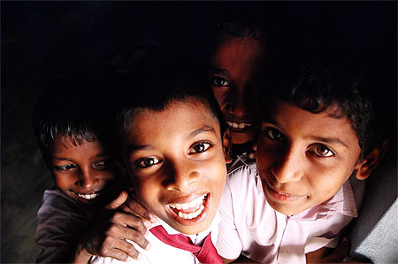 Enfants sri lankais