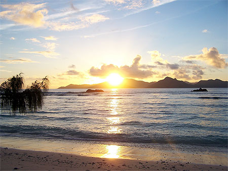 Coucher de soleil � Anse S�v�re