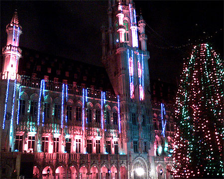 L'h�tel de ville � No�l