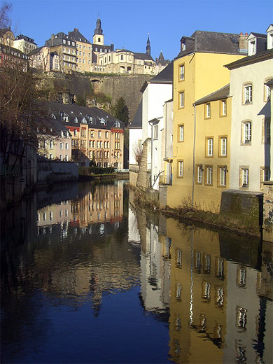 Le grund et la rivi�re Alzette