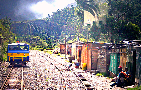 Sur la route vers le Machu-Picchu