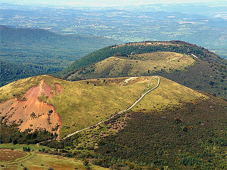 Vue des hauteurs du Puy de D�me