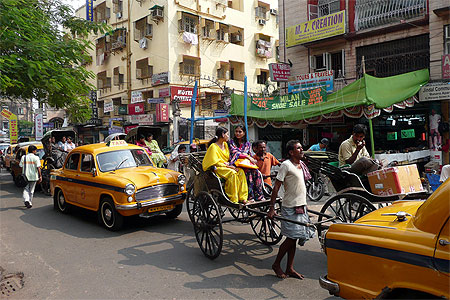 Hommes chevaux � Calcutta