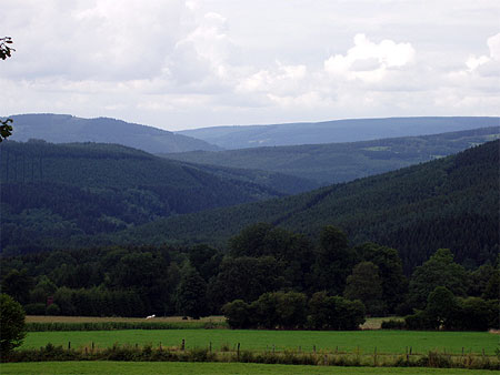 Paysage ardennais