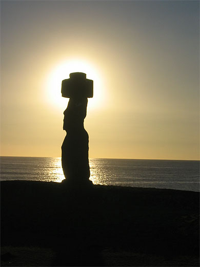 Coucher de soleil sur l'�le des myst�res