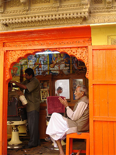 Coiffeur de Jaisalmer