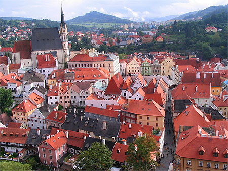 Krumlov, panorama