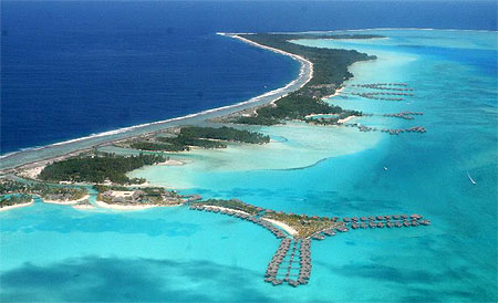 Survol de Bora Bora