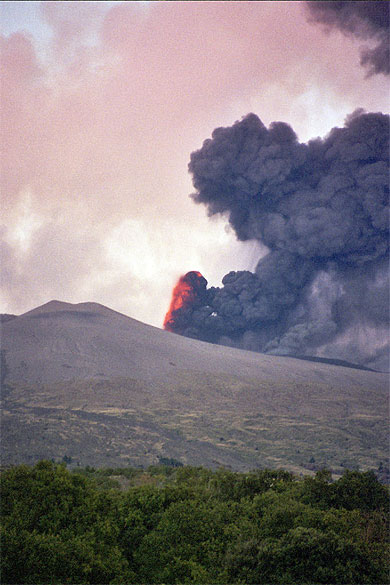 Eruption octobre 2003