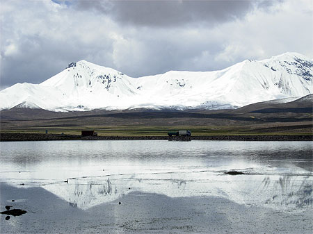 La bolivia, lago chungara