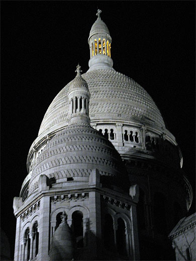 Montmartre par une nuit claire de f�vrier