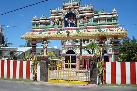 Entr�e d'un temple tamoul