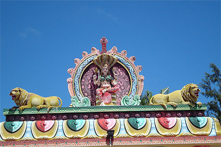 Shiva et ses deux lions