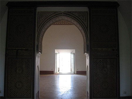 Int�rieur du pavillon de la M�nara