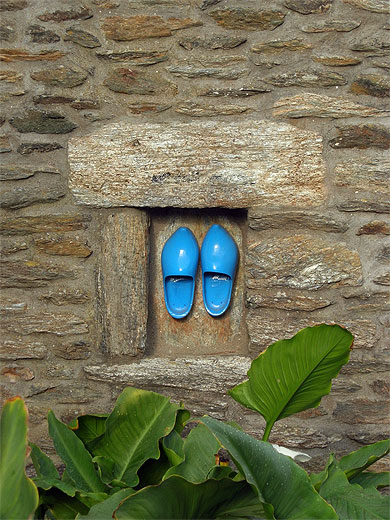 Niche en fa�ade d'une maison