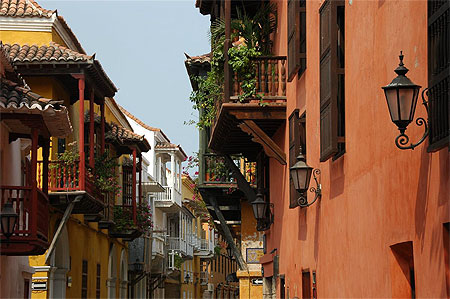 Vue sur les balcons