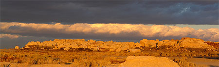 Hoodoos close to the parking