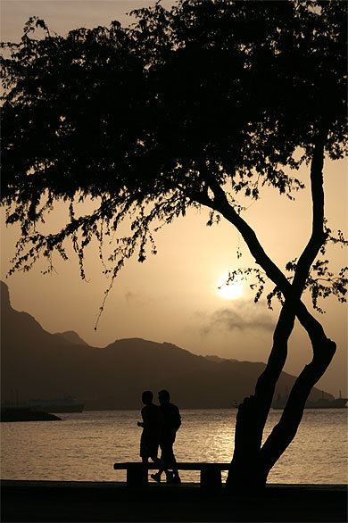 Coucher de Soleil � Mindelo