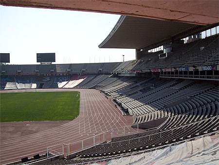 Int�rieur de l'Estadi Olimpic