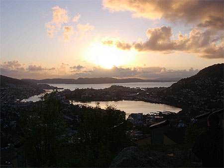 Bergen au cr�puscule