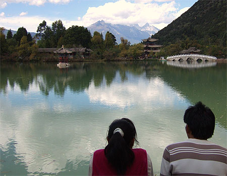 Etang du dragon noir � Lijiang