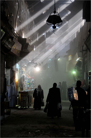 Dans le souk de Damas