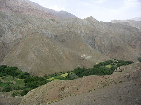 Paysages entre Marrakech et Ouarzazate