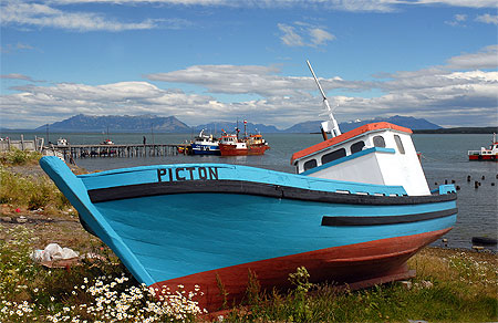 Le bateau bleu