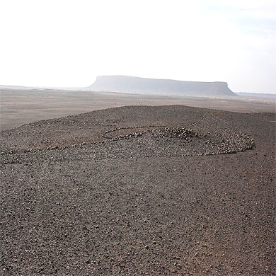 Tumulus avec des untines