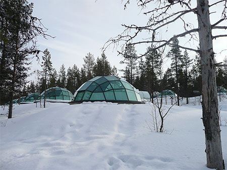 Les igloos de verre